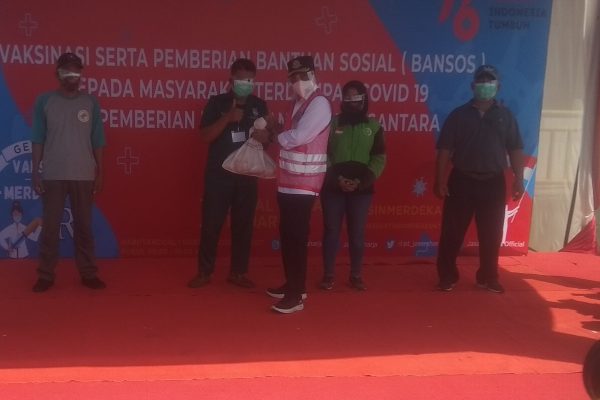 Pelaksanaan Vaksin Kemerdekaan di Terminal tipe A Jati Jajar,Depok Targetkan 1000 Orang.