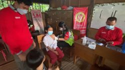 Laksanakan Arahan Presiden, Binda Kalteng Vaksin Anak 6-12 Tahun di Kobar