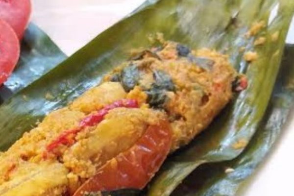 Pepes Ikan Teri Basah Mengunggah Selera