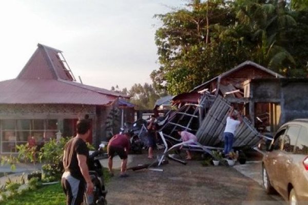 Puluhan Rumah Rusak Diterjang Puting Beliung, Warga Ketakutan Dan Tak Sempat Lari