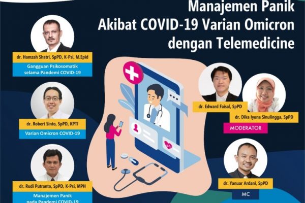 Telemedicine Atasi Panik Akibat Varian Baru Omicron