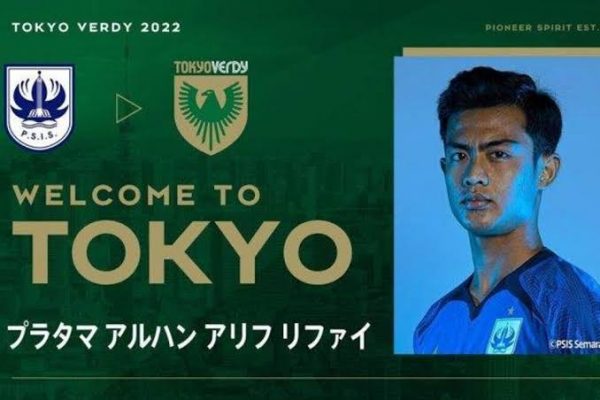 PSIS Semarang Lepas Pratama Arhan ke Tokyo Verdy Tanpa Biaya Transfer