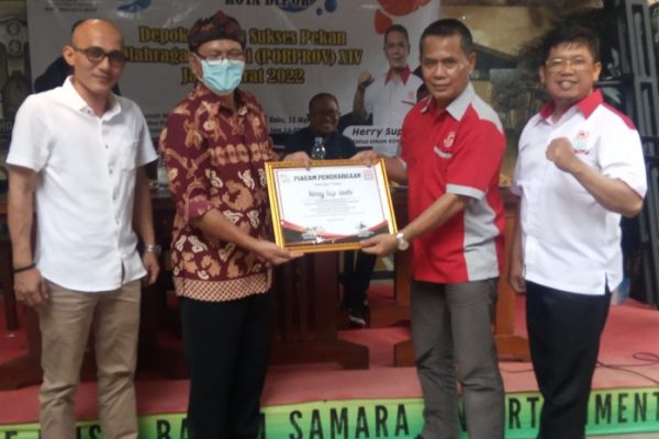 KONI  Depok Targetkan 10 Besar pada PORPROV November 2022 Mendatang