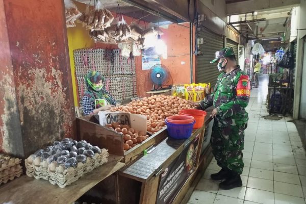Danramil 03/Sukmajaya Tegaskan Setiap Wilayah Binaan Tetap Dipantau Prokes