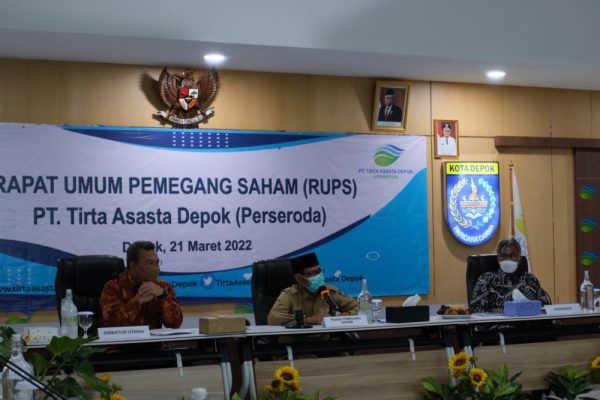 Momentum Hari Air Sedunia, PT Tirta Asasta Depok selenggarakan RUPS Tahunan