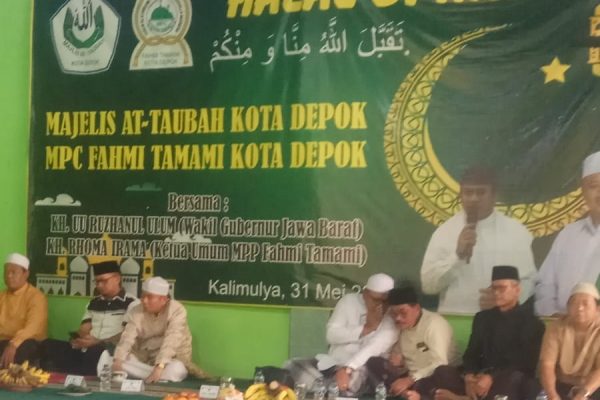 UU Ruzhanul Ullum dan Oma Irama Hadiri Halal bi Halal  Di Depok