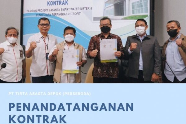Bekerjasama dengan Telkom, Tirta Asasta luncurkan Pilot Project Smart Water Meter