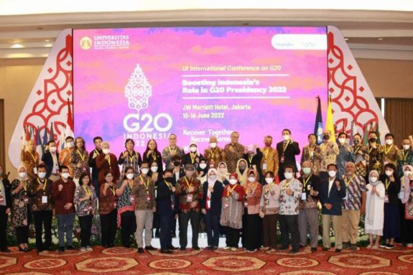 Dukung Presidensi G20, Kampus UI Gelar Konferensi Internasional dan Berikan Policy Brief Kepada Pemerintah