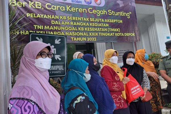 Safari KB Kes TMMD XXIX di Pancoran Mas Depok Capai Lebih 60 Persen dari Target 50 Orang