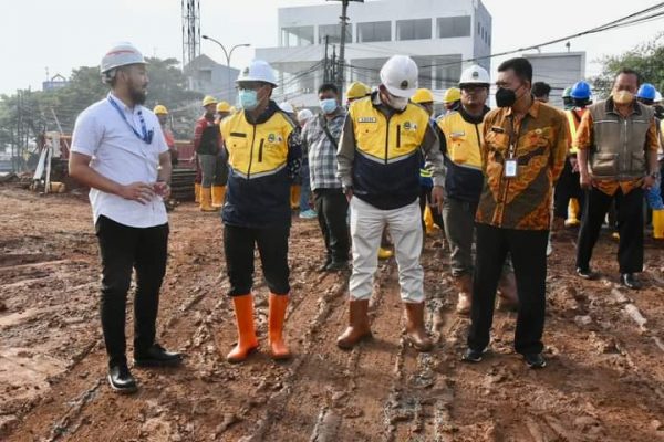 IBH Tinjau Progresa Pembangunan Underpass Jl. Dewi Sartika