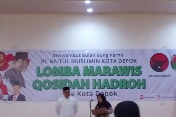 Baitul Muslimin Gelar Final Lomba Marawis, Hadroh, Qosidah Peringati Bulan Bung Karno di Depok
