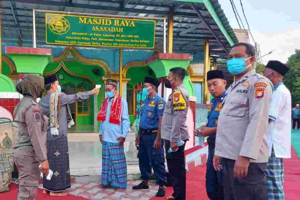Giat Sholat Idul Adha 1443 H di Wilayah Kep Seribu Terapkan ProKes