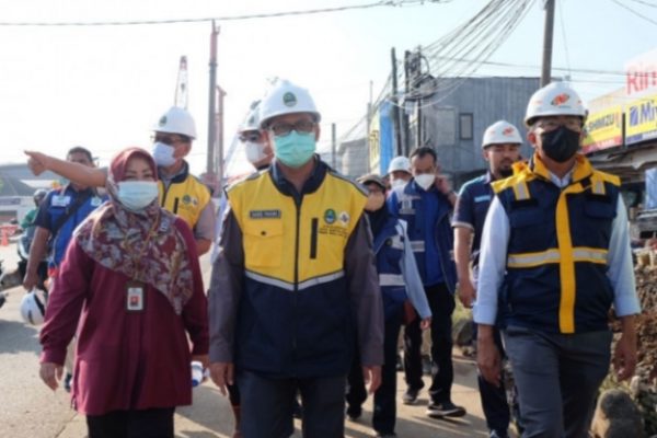 Atasi Genangan Air Dampak Pengerjaan Underpass PUPR Depok dan Dinas SDA Prop Jabar Bangun Akses Air ke Setu Pladen