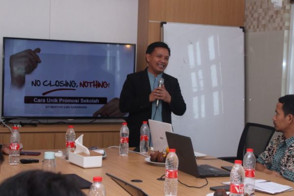 Guna Optimalkan PPDB, Yayasan Pendidikan Mentari Ilmu Gelar Pelatihan Tehnik Closing & Cara Promosi Sekolah Yang Efektif