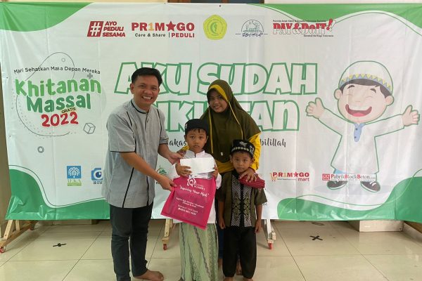 Primago Peduli Bersama DKM Masjid Fisabilillah Pademangan Jakarta Utara adakan kegiatan Khitanan Massal 2022