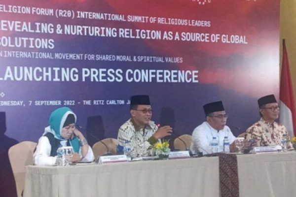 Seluruh Pemimpin Agama di Dunia Akan Hadir di Forum R20 di Bali