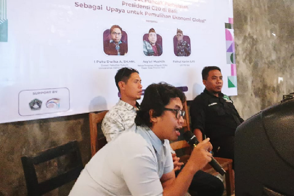 Forum Mahasiswa Bali: Presidensi G20 Buka Ruang Pemulihan Ekonomi Pasca Pandemi