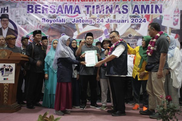 Sudirman Said Terima Ikrar Rakyat Boyolali, Bertekad Habis-habisan Menangkan Anies-Cak Imin 