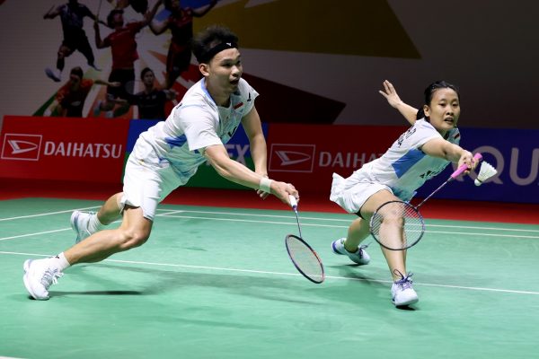 Hasil Indonesia Masters 2024: Rinov/Pitha Tersingkir di 16 Besar