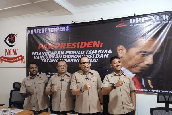 NCW Ingatkan Presiden: Pelanggaran Pemilu TSM Hancurkan Demokrasi dan Tatanan Bernegara