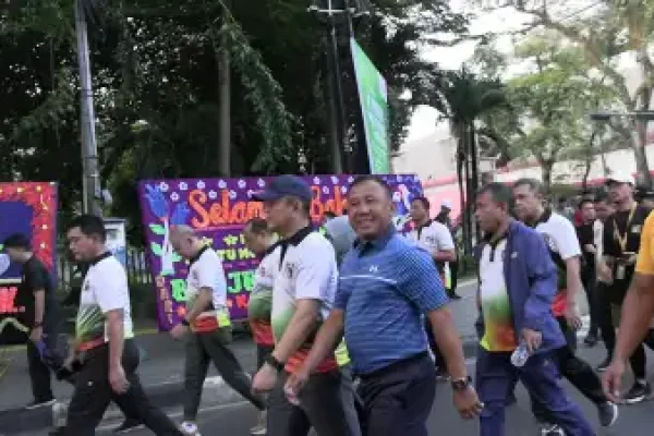Danlantamal I Hadiri Fun Run Road Sambut PON XXI Aceh-Sumut 2024