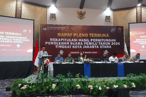 KPU Kota Jakarta Utara Buka Rapat Pleno Terbuka Rekapitulasi Hasil Perhitungan Perolehan Suara