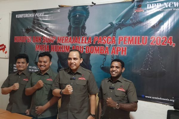 NCW: Korupsi dan Suap Merajalela Pasca Pemilu 2024, Mafia Hukum Adu Domba APH