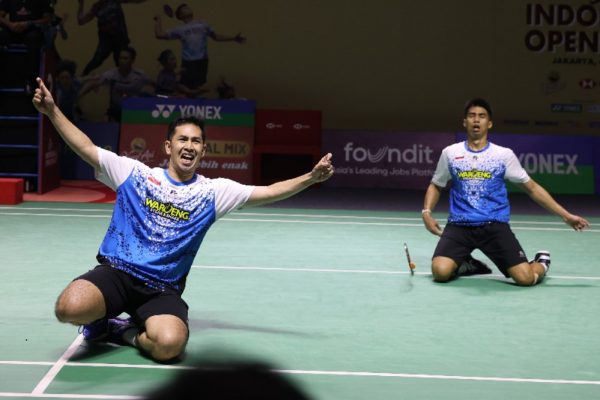 Indonesia Open 2024: Tampil Memukau, Sabar/Reza ke Semifinal!