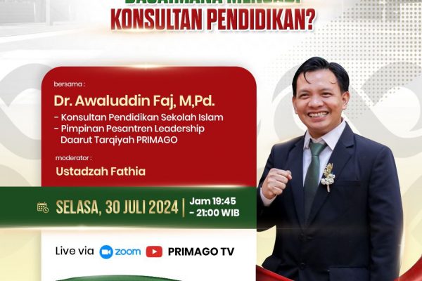 Pesantren Leadership Daarut Tarqiyah Primago mengadakan Seminar Online Spesial Sewindu PRIMAGO