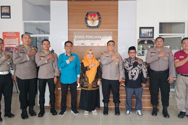 KPU Terima Kunjungan Kapolres Brebes
