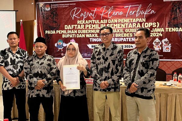 KPU Brebes: DPS Pilkada 2024 Sebanyak 1.521.720 Pemilih