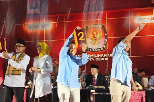 Imam-Ririn Nomor 1, SS-Chandra Nomor 2: Hasil Pengundian Paslon Pilkada Depok 2024