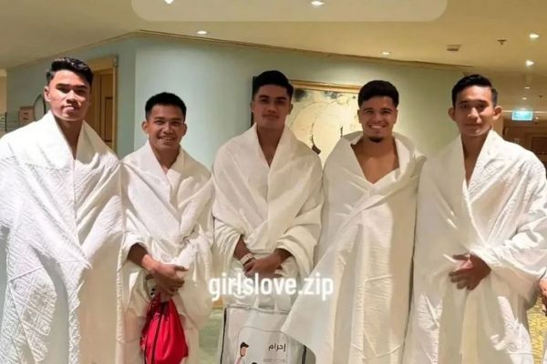 Jelang Lawan Arab Saudi Beberapa Pemain Timnas Indonesia Umroh Bareng