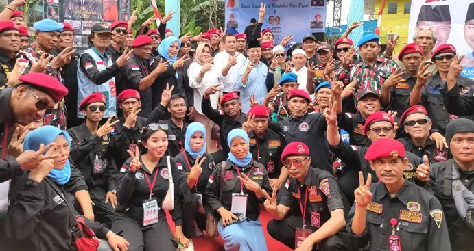 1.440 Satgassus GRIB Satu Komando Dukung dan Coblos Supian-Chandra