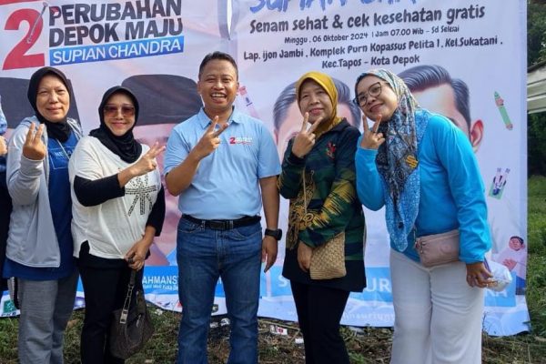 Keren…Relawan 2G+BSS rangsang 3 Generasi Warga Sukatani Jejeg Dukung Supian Suri menjadi Walikota Depok