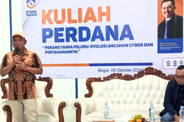 Jaminan Kerja Sebelum Lulus Kuliah “Janji” Ketua STMIK Tazkia Bogor saat gelar Gelar MPLK dan Kuliah Perdana