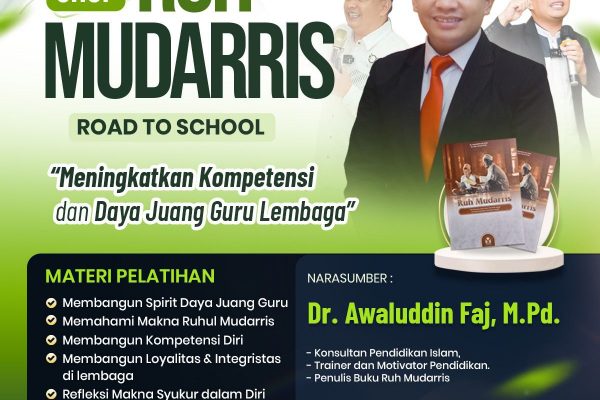 Roadshow Workshop Ruh Mudarris Cetak Tenaga Pendidik Berkualitas dan Memiliki Daya Juang