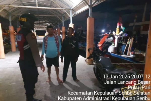 Patroli Malam Perintis Presisi di Pulau Pari: Wujudkan Keamanan dan Kenyamanan Wisatawan