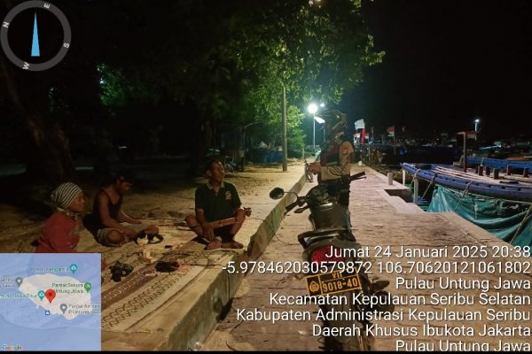 Patroli Malam Perintis Presisi di Pulau Pari: Kapolsek Kepulauan Seribu Selatan Pastikan Keamanan Wisatawan