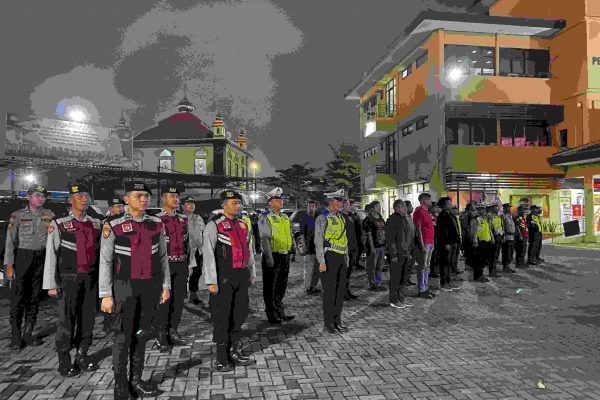 Patroli Skala Besar Cipkon dalam rangka Cegah Gangguan Kamtibmas