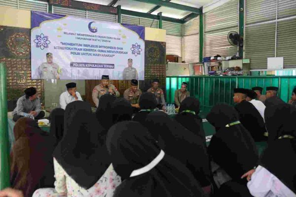 Tasyakuran dan Doa Bersama Polres Kepulauan Seribu Sambut Tahun Baru Islam 1 Muharram 1447 H