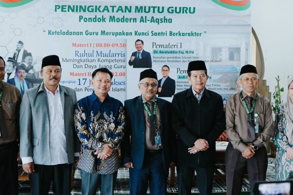 Pondok Modern Al-Aqsha Jatinangor Sumedang Adakan Workshop Ruh Mudarris Upaya Wujudkan Tenaga Pendidik Yang Berkualitas dan Berdaya Juang