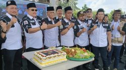 Ketua DPD Kota Depok Edi Dadang Chandra (Bharock) bersama Drs.H. Ghoni Ketua Umum DPP FORKABI.(Foto : Edisi.id)