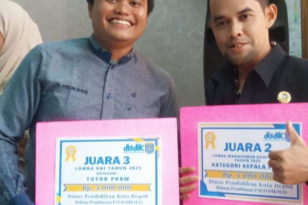 PKBM Primago Indonesia Kota Depok Rayakan Kemenangan Pengelola dan Terbaik Antar PKBM Se Kota Depok pada Lomba Esai Hari Aksara 2025