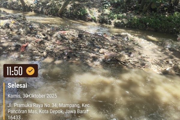 Aktivis Sebut, Restorasi Sungai Utama dan Blueprint Drainase Adalah Solusi  Penanganan Banjir Kota Depok