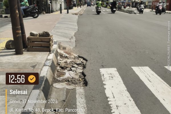 Lubang Galian Kabel Apjatel Tak Juga Diperbaiki, Aktivis Desak Kejari Beri Sanksi Tegas