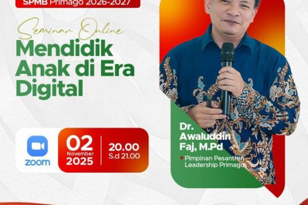 Parenting Islam: Kunci Mendidik Generasi Saleh di Era Digital Bersama Dr Awaluddin Faj, M.Pd