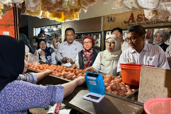 TPID Depok Sidak Pasar Agung, Harga Cabai dan Telur Mulai Naik Jelang Ramadan dan Imlek