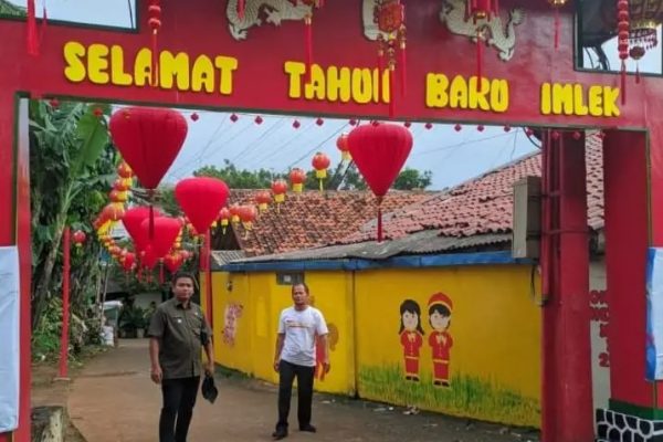 Kampung Moderasi di Limo Semarak Sambut Imlek, Warga Tionghoa dan Non-Tionghoa Rayakan Kebersamaan