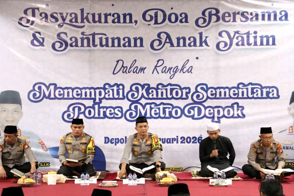 Polres Metro Depok Resmi Beroperasi Sementara di Zamzam Tower Selama Pembangunan Gedung Baru